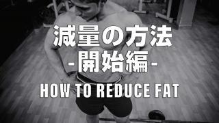減量の方法 開始