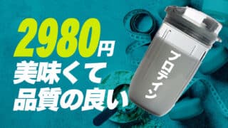 送料込みで2000円台で購入できる美味しくて品質の良いお手頃なプロテイン