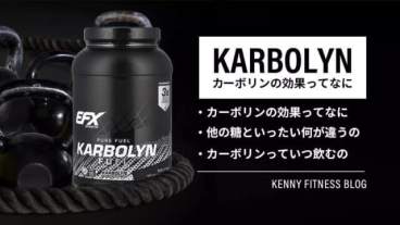 EFX Karbolyn(カーボリン)の効果は？飲み方は？いつ飲むの？カーボリンとマルトデキストリンの違いについて