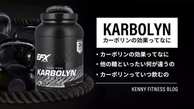 EFX Karbolyn(カーボリン)の効果は?飲み方は?いつ飲むの?カーボリンとマルトデキストリンの違いについて