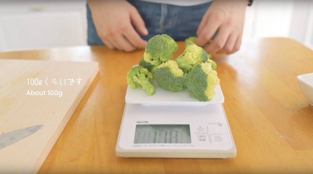ダイエットレシピのボンゴレビアンコ風パスタの料理手順-ブロッコリーについて